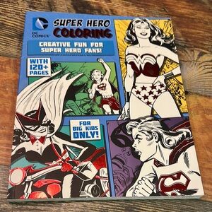 New DC Comics Super Hero Coloring Book